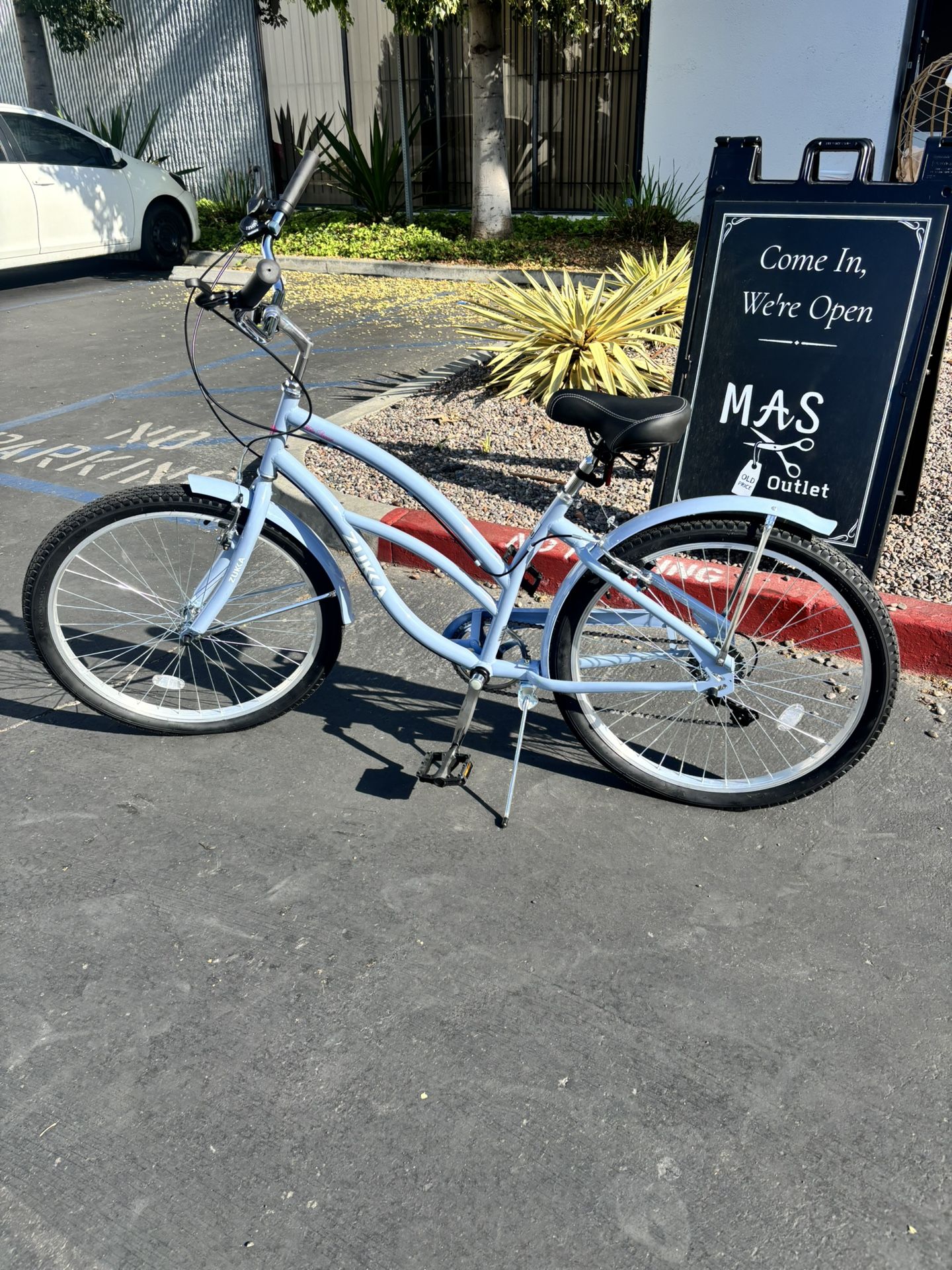 New Zukka 26” Beach Cruiser Bike 7 Speed