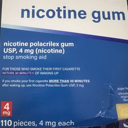 Nicotine Gum 4mg 