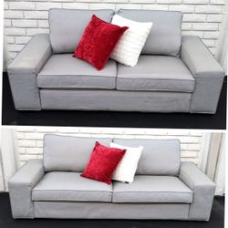 Matching Sofa Living Room Set IKEA Kivik Gray Couch & Loveseat ***FRESHLY CLEANED***