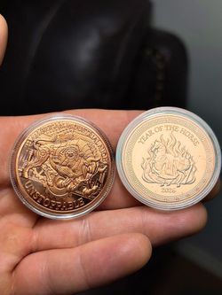 Wow 🤩!! Cool2Coin .999 Fine Copper Rounds (1 AVDP oz Each) - Set of 2 !