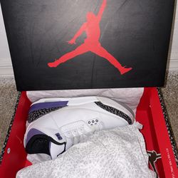 Air Jordan 3 Retro “Dark Iris” Gs 5y