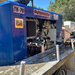 2007 PUTZMEISTER TK70 And 2007 FLATBED TRUCK $0 Down Financing And Delivery Available 