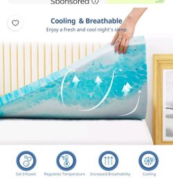 Sinomax king size foam mattress topper