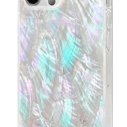 Cell Phone Case—Flaunt Mother of Pearl iPhone15 Pro + MagSafe Case
