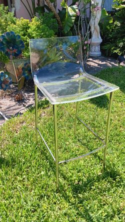 Lucie/Acrylic Bar Stool (1)