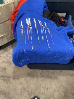 Amiri Paint Logo Drip Hoodie