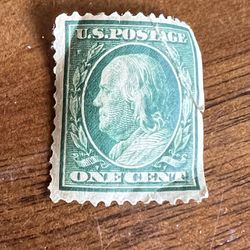 Us Postage One Cent Stamp