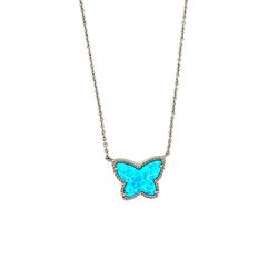 Kendra Scott Blue Opal  Necklace