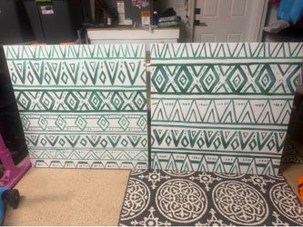 Large canvas set 39.5x 39.5”