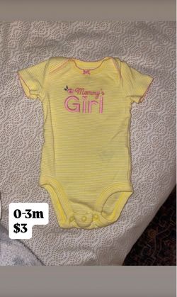 Baby Girl Onesie 0-3 Months
