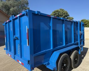 New 8x4x12 Smooth Walls Hydraulic Dump Trailer With Diamond Fenders 🔥