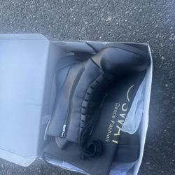 Black Jazz Dance Sway Boots Six 9.5 Women’s 