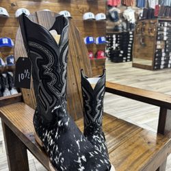 cowhide boots 