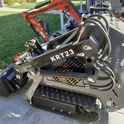AGT Industrial KRT23 Mini Stand On Skid Loader Mini Crawler