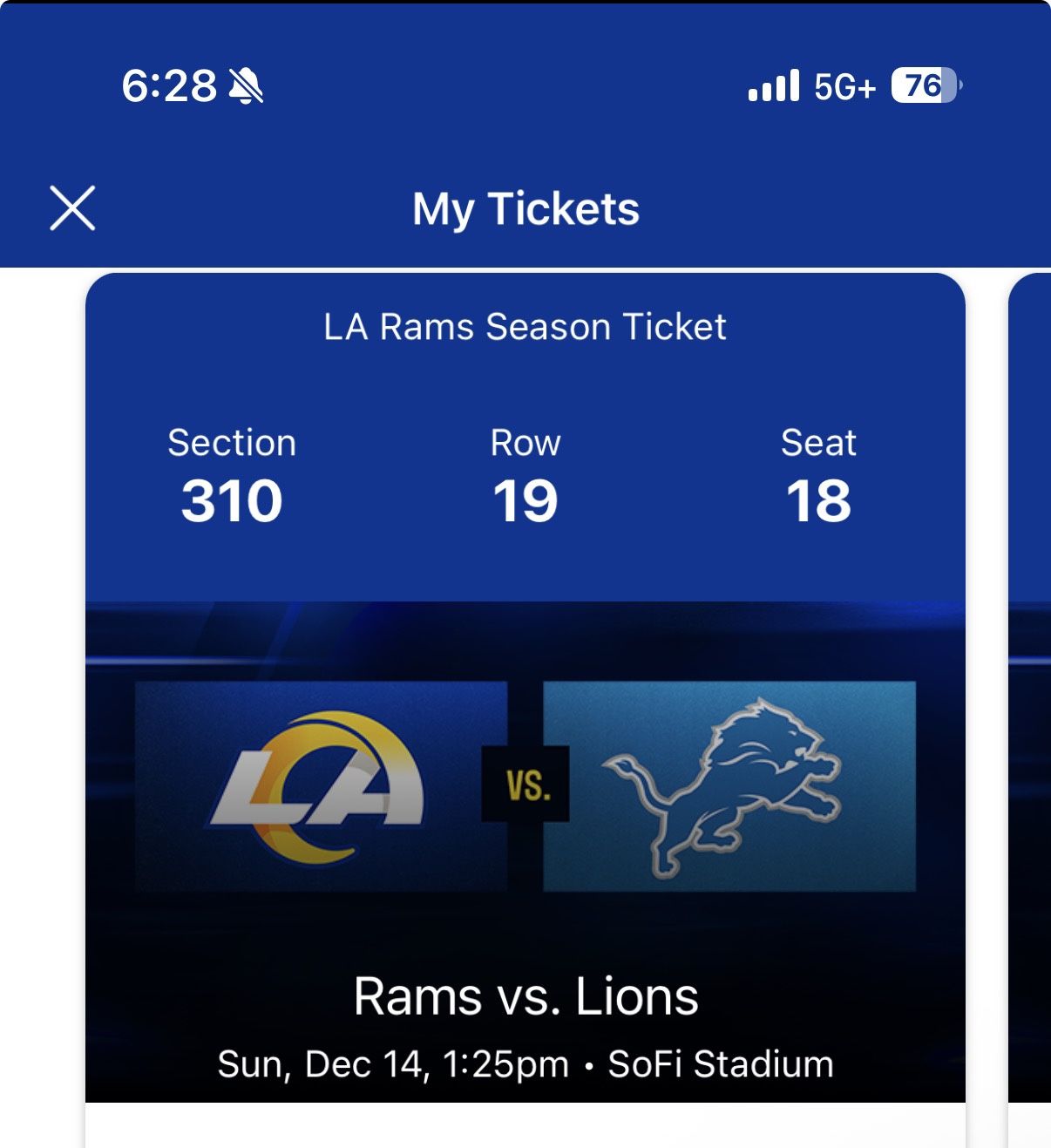Rams Game