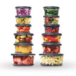 24-piece Glass Food Storage 