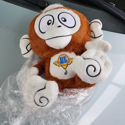 Carlitos ‘Be Brave’ monkey plush stuffed animal $5 Each