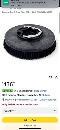 Tenant Machine Brush Disk New 