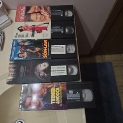 5 Classic 90s & 2000s VHS Movies Bundle – Turner & Hooch, Blair Witch, Son in Law, Miss Congeniality, A Walk to Remember