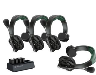 Hollyland Solidcom SE Pro 4S 4-Person Full-Duplex Single-Ear Headset Intercom System (1.9 GHz)