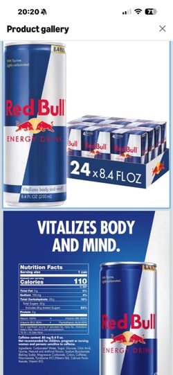 Red Bull Energy Drink 24-Pack 8.4 fl oz
