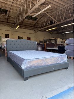 Queen bed and mattress - free local delivery