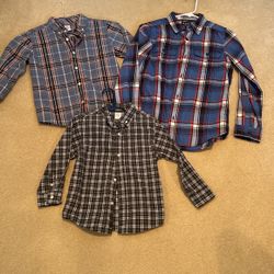 Boys Button Up Shirts (Each Worn 1 Time)    $5 Each Shirt