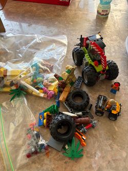 LEGO City Mixed Lot with Vehicles and Pieces