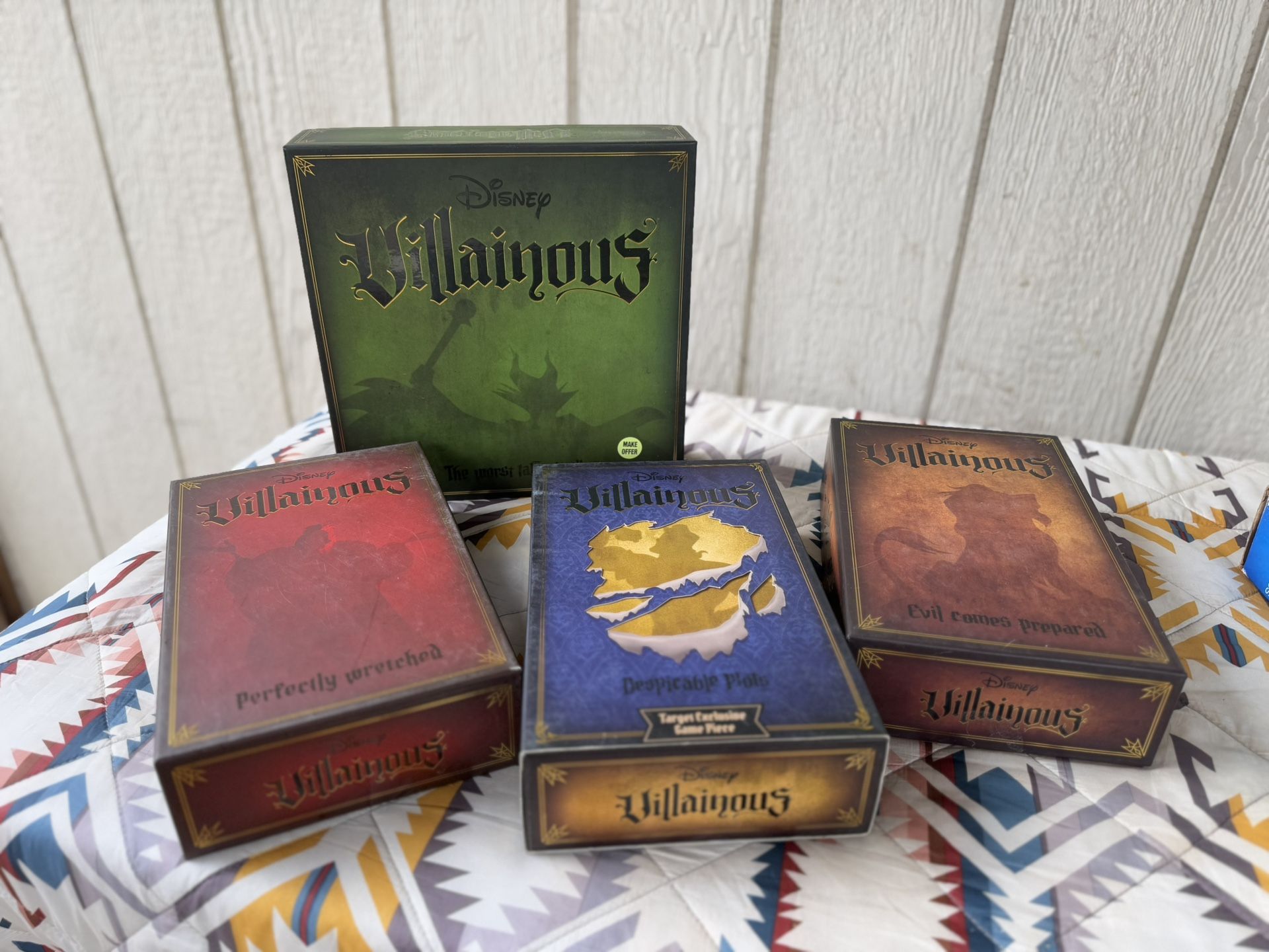 Disney Villainous OG Game And Expansions