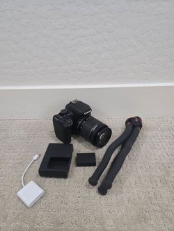 Canon Rebel T8i Camera + extras!