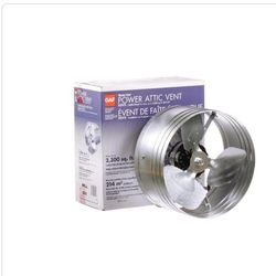 $30 Electric Powered
Gable Mount
Electric Attic Fan 