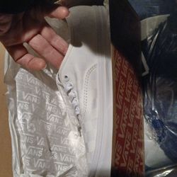 Vans White Checkered 