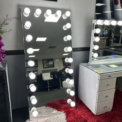 Full Body Mirror w/ Bluetooth by Impressions