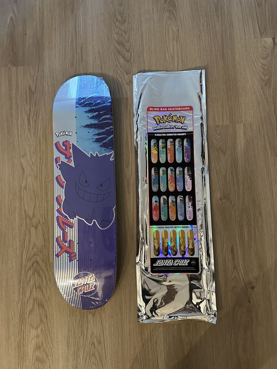 Santa Cruz X Pokémon Gengar Skateboard Deck