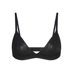 Skims false leather triangle bralette. Brand new with tags on it never worn.