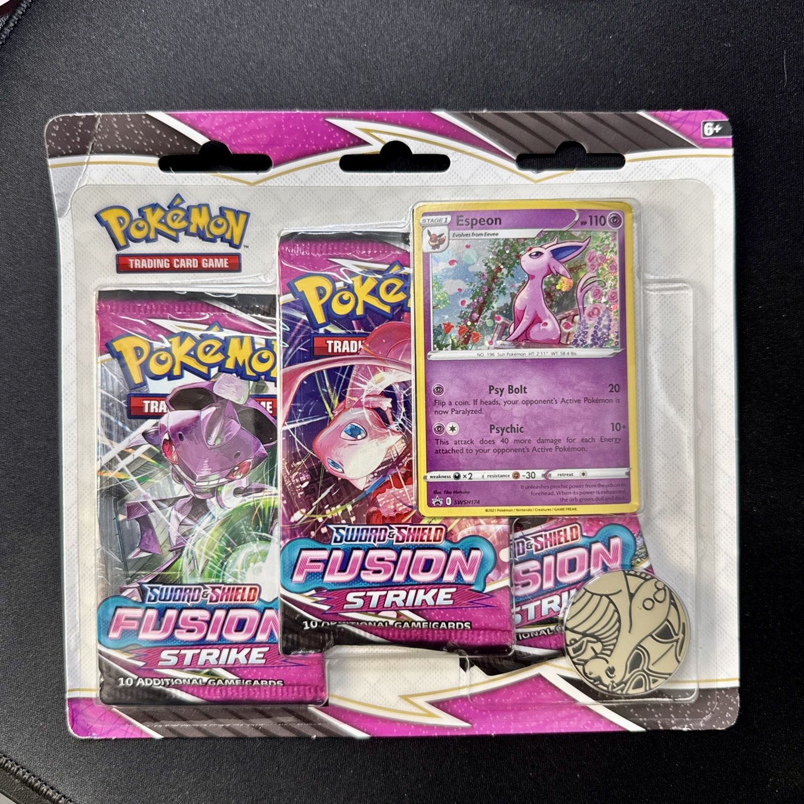 Pokémon TCG Sword & Shield Fusion Strike 3-Pack Blister