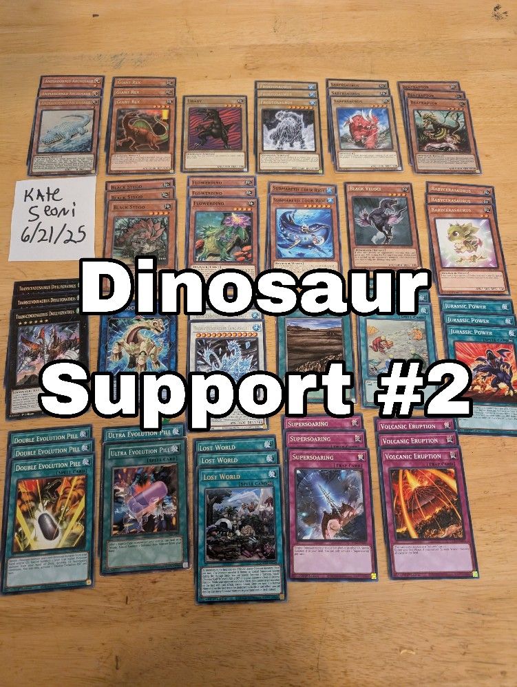 Yu-Gi-Oh Dinosaur Support #2
