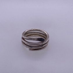 925 Sterling Silver Custom 3 Layer Style Statement Ring