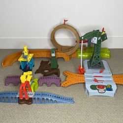 Thomas & Friends Train Set Lot Variety Crane Loop & Launch