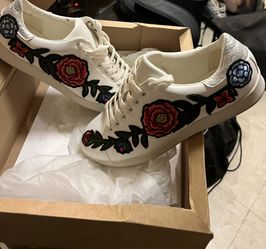Men’s Shoes Floral Design