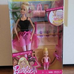 NEW Barbie Ballet Instructor In Original Box