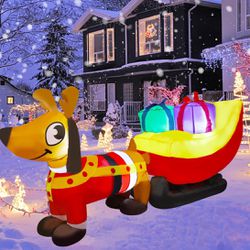 NEW 7’ Tall Light Up Yard Inflatable