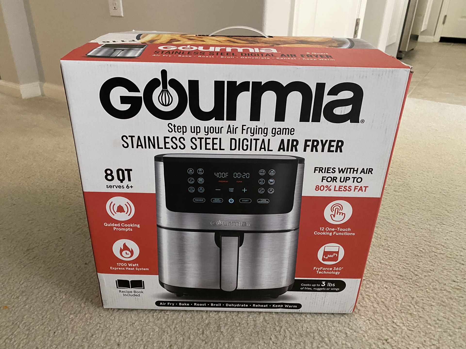 GOURMIA 7-QT DIGITAL AIR FRYER for Sale in Fresno, CA - OfferUp