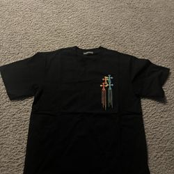 Chrome hearts multi color black t shirt 