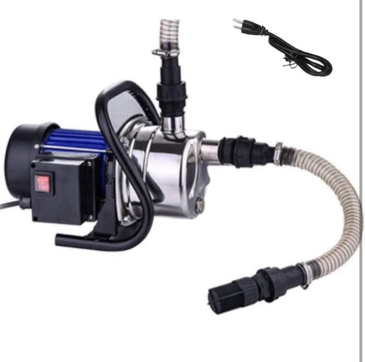 Homdox Sump Pump 1.6HP 1200W Stainless Water Pump for Pool Draining, Water Pressure Booster Pump for