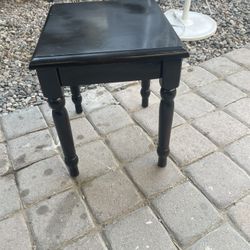 Wooden Black Stool