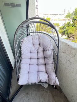 Hanging Egg Chair with Cushion