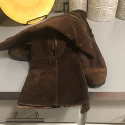 Beautiful Brown Suede Boots 7.5 Women