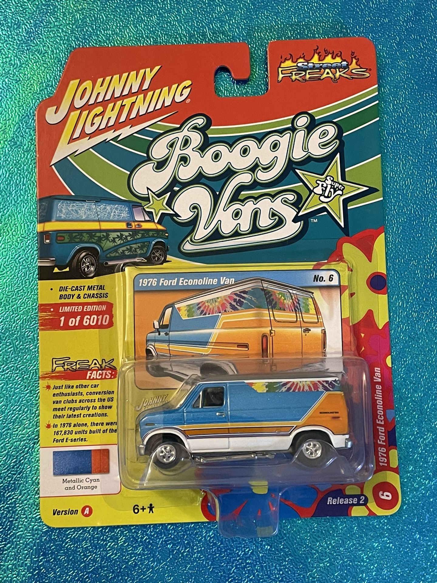 Johnny Lightning Boogie Vans 1976 Ford Econoline Van Limited Edition (No.6)