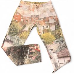 Psychic Tv x Pleasures Garden 5 pocket multicolor denim 30”
